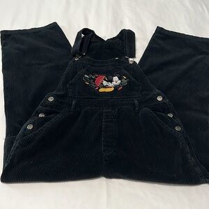 Vintage 90s Mickey Mouse Corduroy Overalls